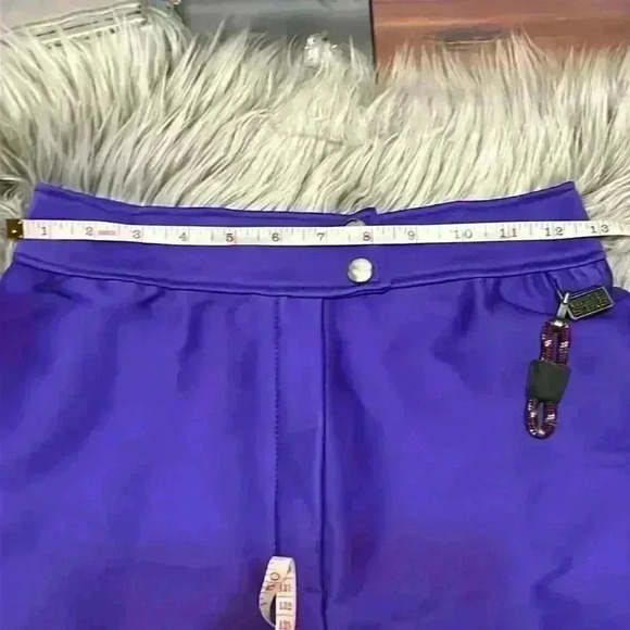 White Stag Blue Wool Blend Ski/Wintersport Pants with Foot/Ankle Straps, 6 - Picture 10 of 13